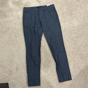 Banana republic gray/blue pant. Size 0, like new. Style: Sloan